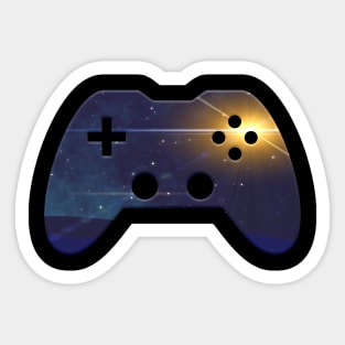 Starlight - Gaming Gamer Abstract - Gamepad Controller - Video Game Lover - Graphic Background Sticker